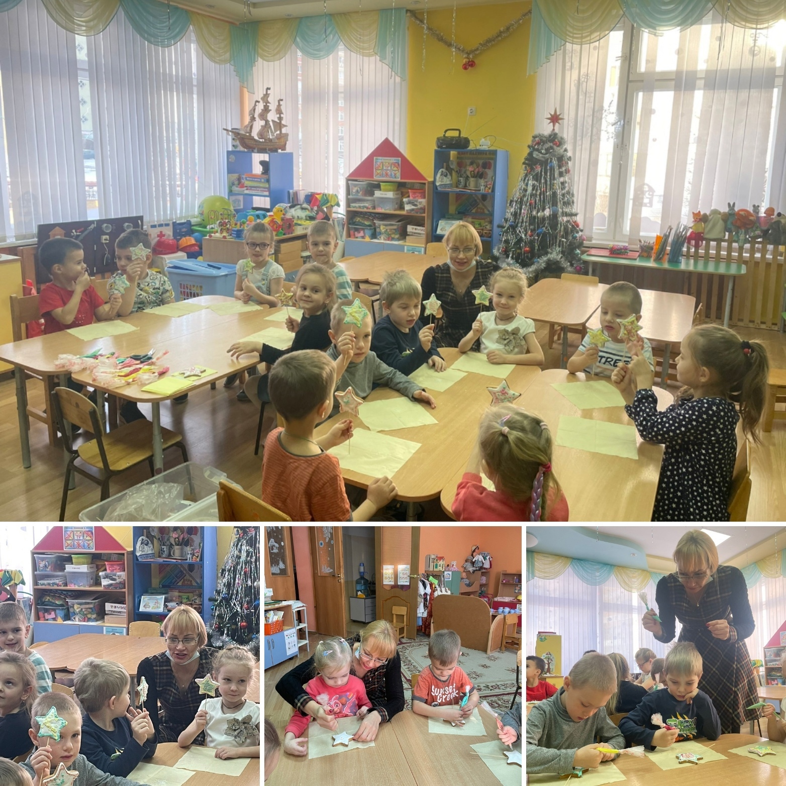 Для детей МБДОУ детского сада №18 группы №6 был проведен мастер-класс "Роспись имбирных пряников"
